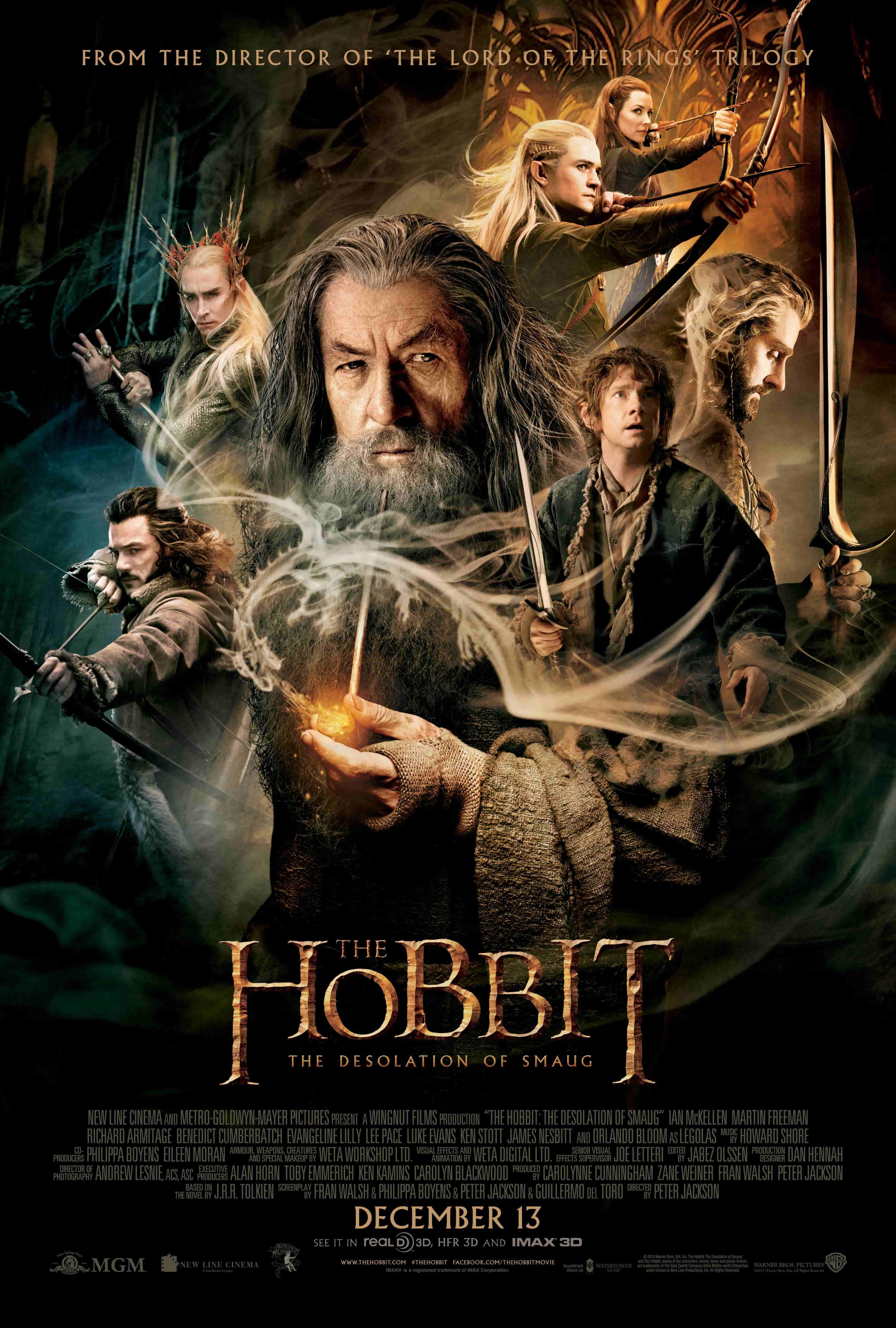 《霍比特人2：史矛革之战》The Hobbit: The Desolation of Smaug  2013 / 荒谷恶龙(台) / 霍比特人2：斯毛戈荒漠 / 指环王前传：霍比特人(中) / The Hobbit: Part 2【85.54G】