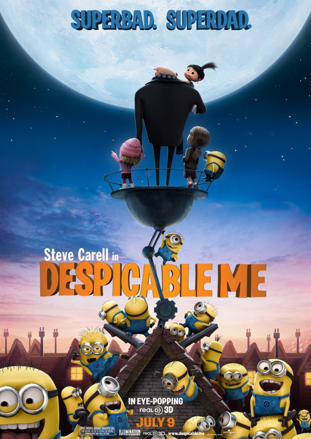 《神偷奶爸》Despicable Me   2010 / 卑鄙的我 / 坏蛋奖门人(港) / 偷天换“月”(港) / 我很贱 / Baby的我【33.78G】