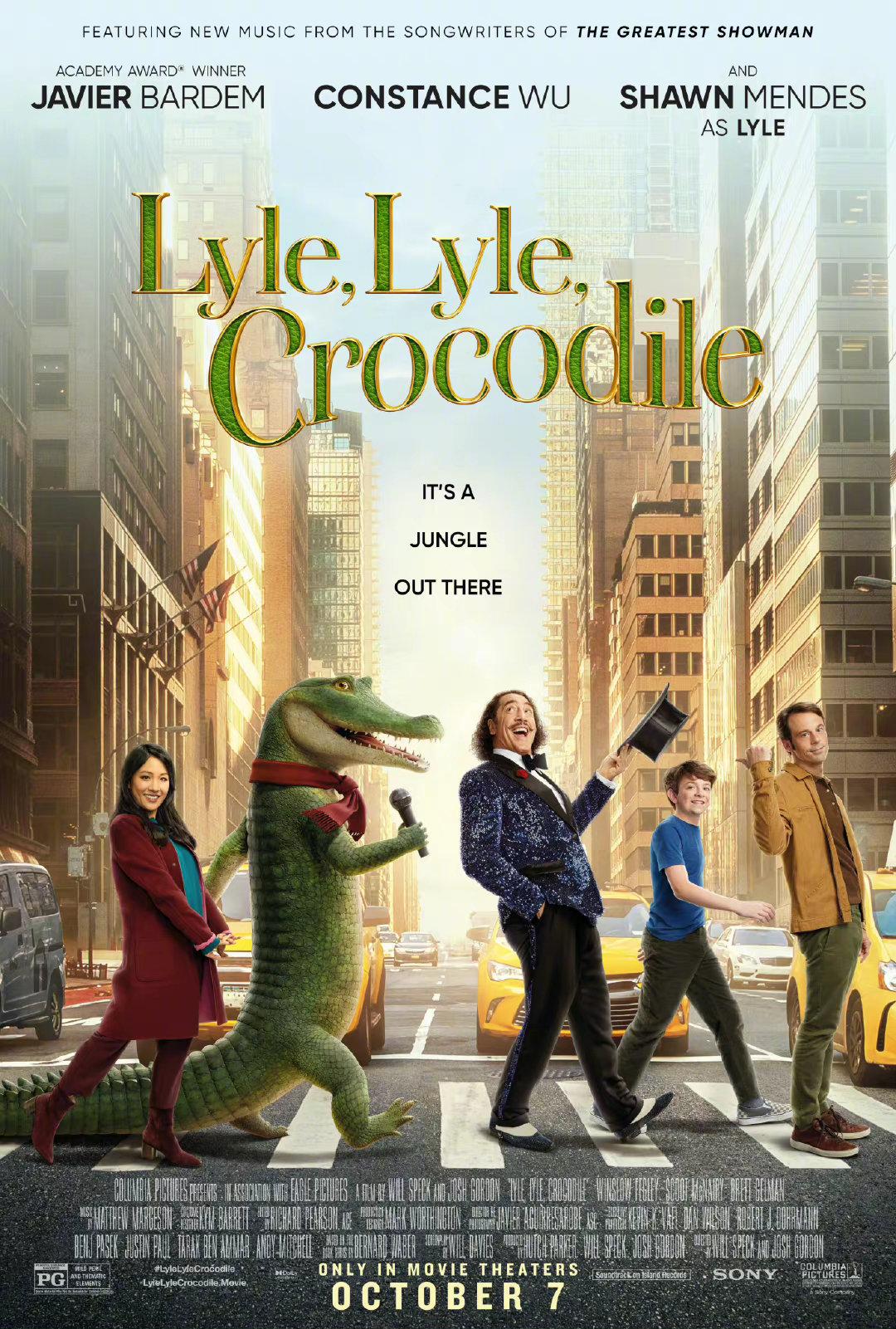 《鳄鱼莱莱》Lyle, Lyle, Crocodile  2022 / 纽约爱音鳄(港)【18.9G】